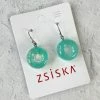 Zsiska Whimsical Small Wire Drop Earrings, Turquoise