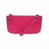 Joy Susan Woven Crossbody Wristlet Clutch, Fuchsia Joy Susan